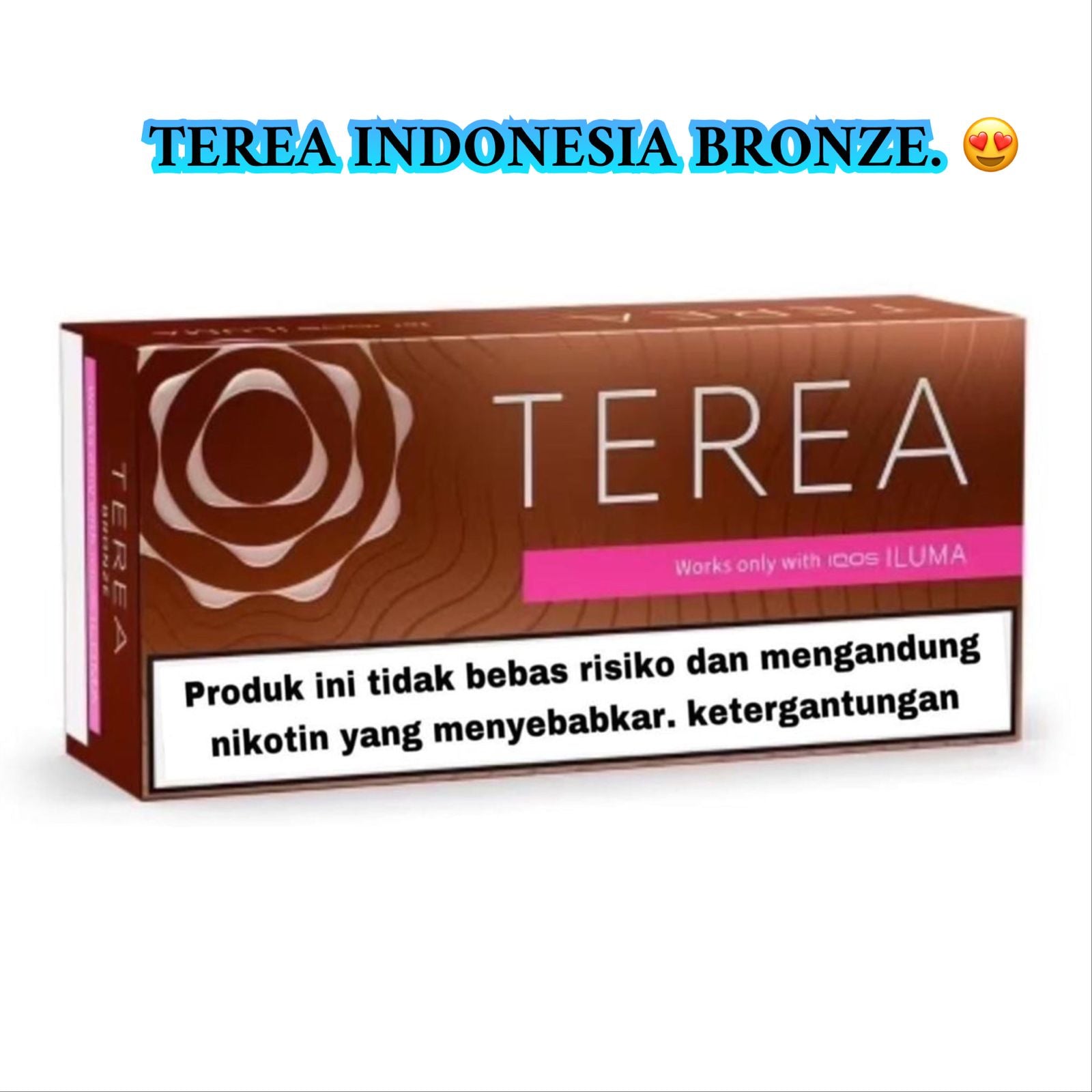 Terea Indonesia Bronze packaging with branding and product information.