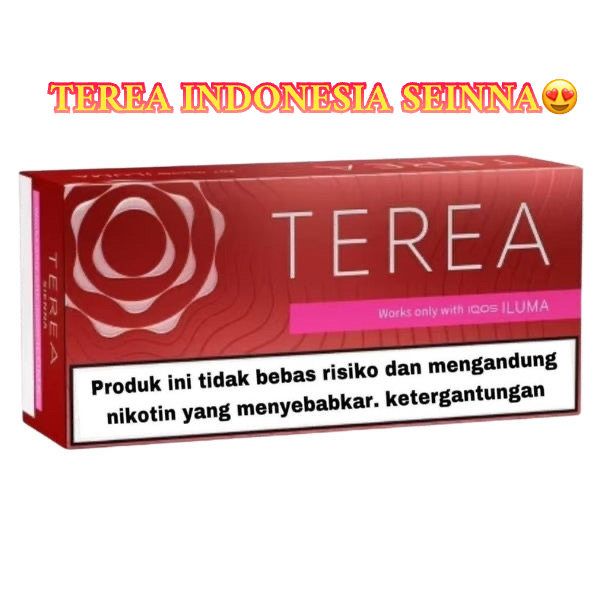 Terea Indonesia Seinna product packaging with warning text on a white background