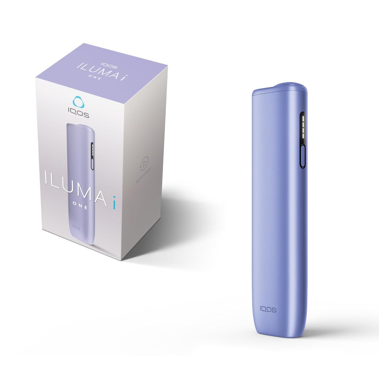 Purple electronic device with 'Illuma' branding on a white background